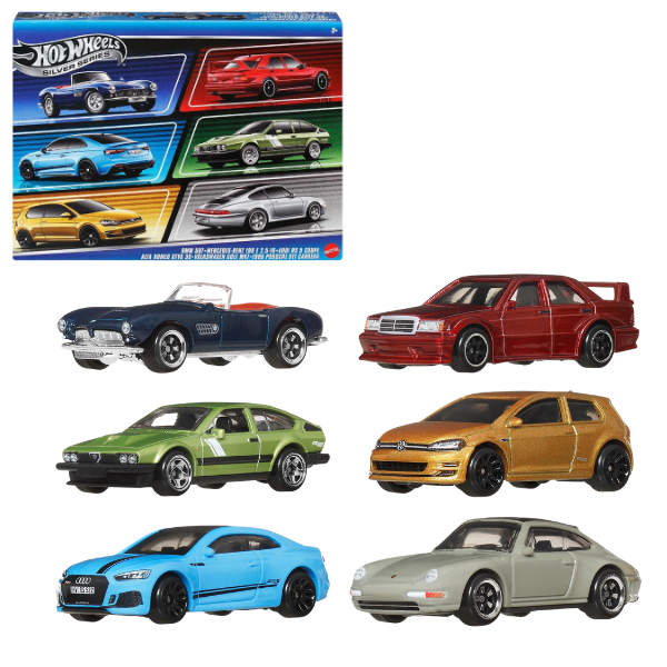Set din 6 mașinuțe Hot Wheels “Euro Style”, 1:64