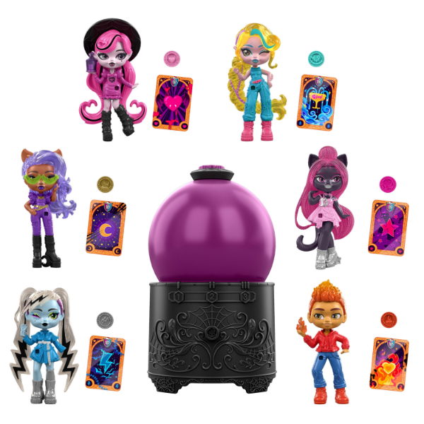 Păpuși-surpriză Monster High Potions “Glob de Cristal”, (as.)