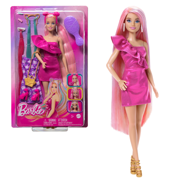 Set de joacă Barbie „Coafuri uimitoare”