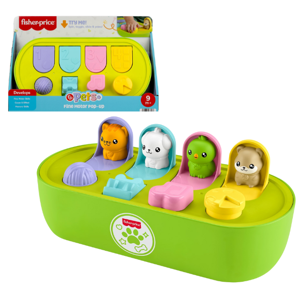 Jucărie educativă “De-a v-ați ascunselea cu animalele” de la Fisher Price
