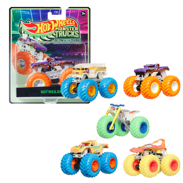 Hot Wheels Monster Trucks – Glow in the Dark (strălucește în întuneric), (as.)