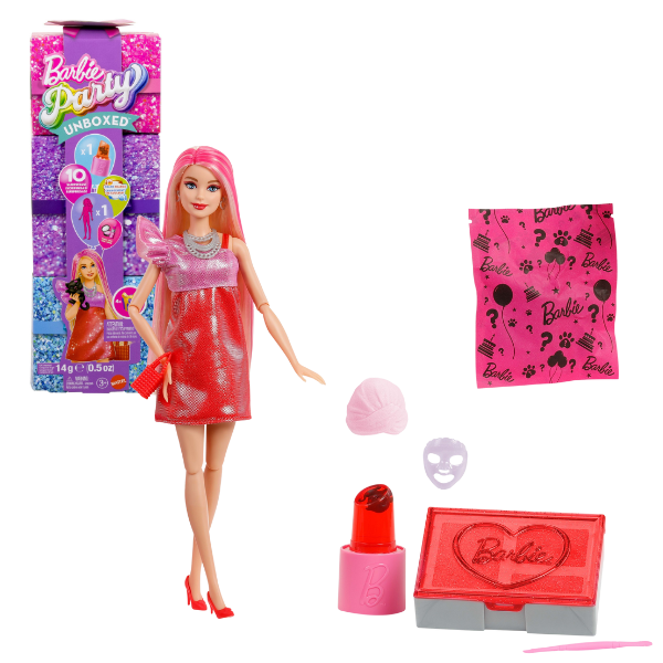 Păpușă Barbie “Petrecere Glam”, cu accesorii
