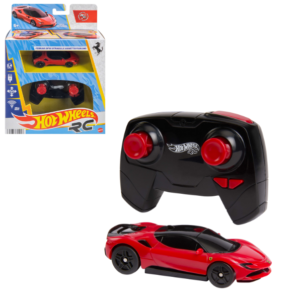 Hot Wheels RC Automobil de curse 1:64 Ferrari SF90