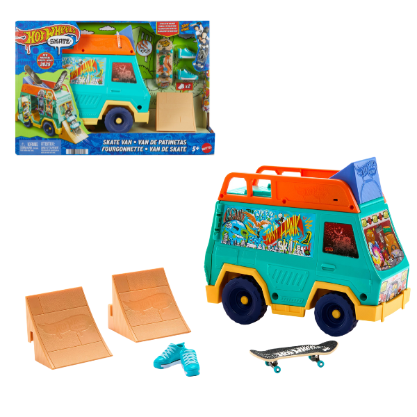 Hot Wheels Set de joacă fingerboard Tony Hawk “Skate Van”