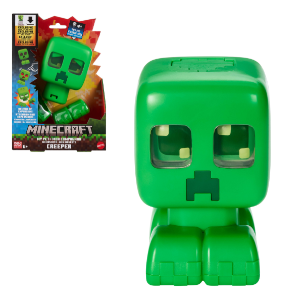 Jucărie interactivă Minecraft personaj “Creeper”