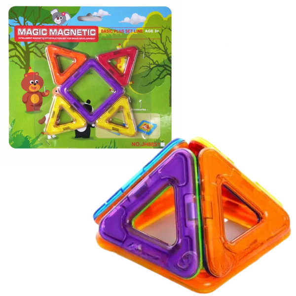 Set magnetic de construcție, 5 piese