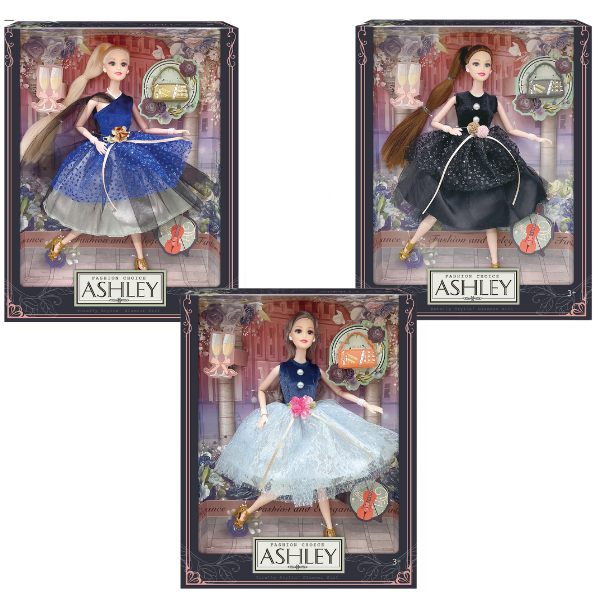 Păpușă “Ashley în rochie de seară”, 30 cm, 3 modele