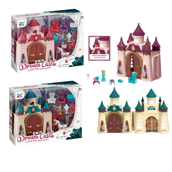 Set de joacă “Castelul Prințesei” (lumini / sunet), (as.)