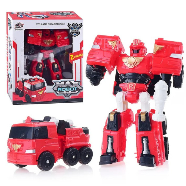 Robot transformer “Tobot – Mașină pompieri”, 2 modele