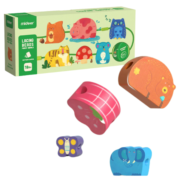 Set șirag “Animale sălbatice”, 12 piese