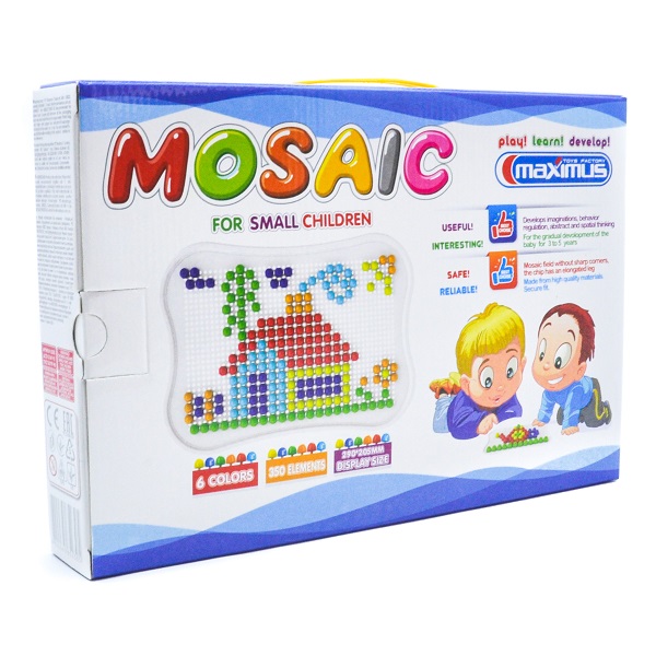 Set de joc „Mozaica pentru cei mici” 350 elem.