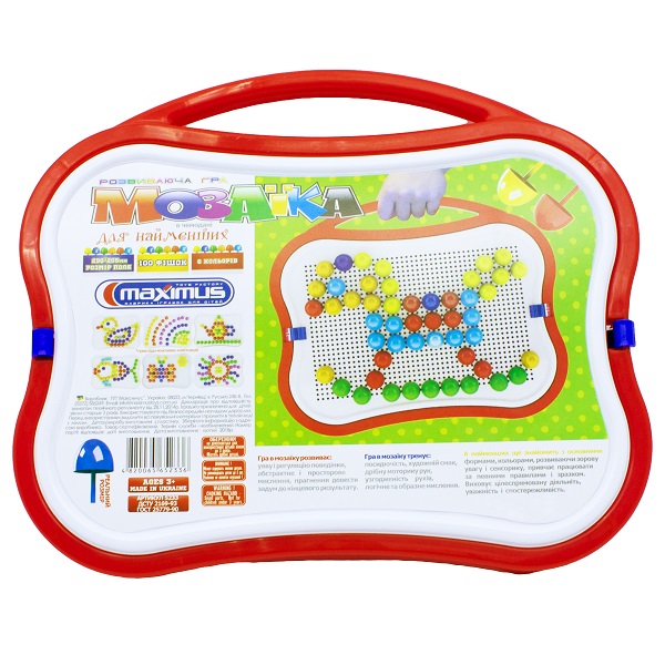 Set de joc în valiză “Mozaic pentru cei mici” 100 de piese.