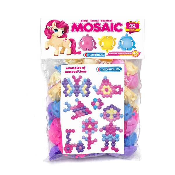 Set de joc  „Mozaică-puzzle” 40 elem.
