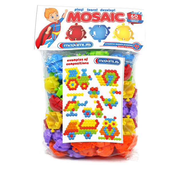 Set de joc  „Mozaică-puzzle” 60 elem.