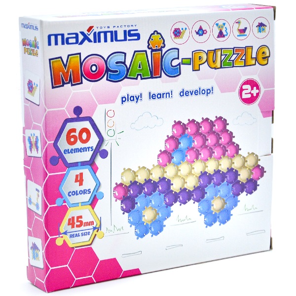 Set de joc „Mozaică-puzzle” 60 elem.