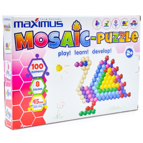 Set de joc „Mozaică-puzzle” 100 elem.