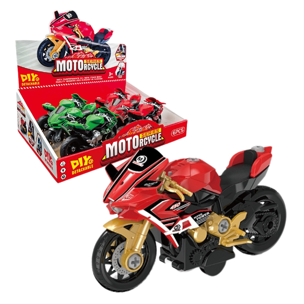 Set DIY “Motocicleta inerțială”, 2 modele