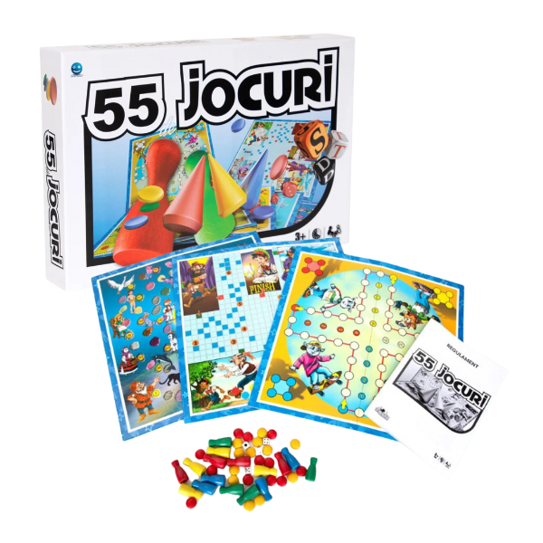 Joc de societate “55 în 1”, (ro),  Smile Games