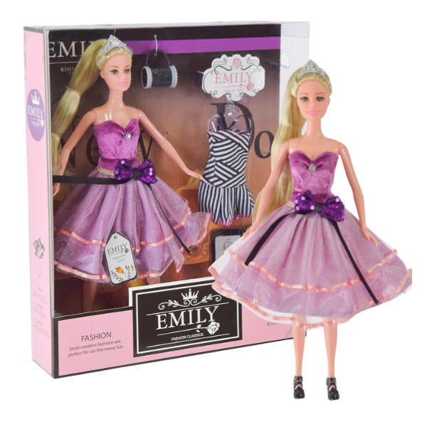 Păpușa Emily “Seria lavandă cu accesorii”