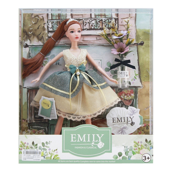 Păpușa Emily “Seria cu flori și accesorii”