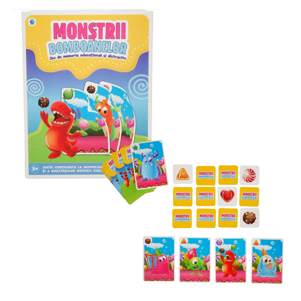 Joc de societate “Monștrii Bomboanelor”, (ro), Smile Games