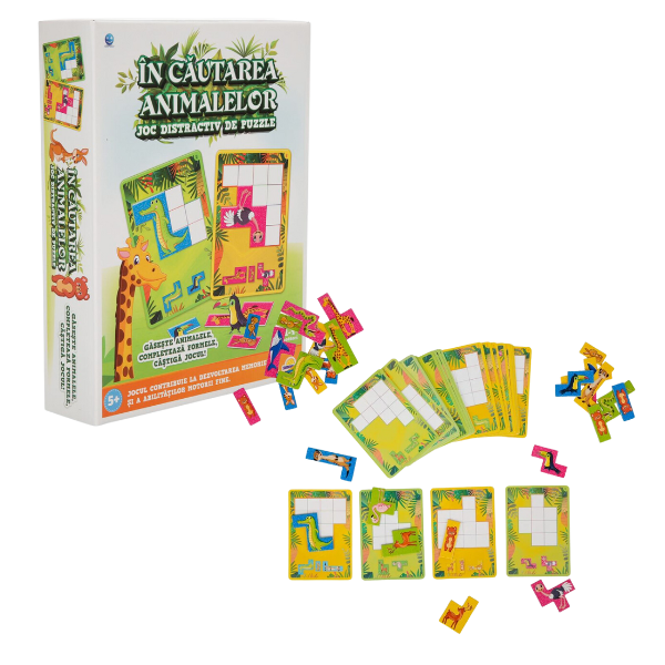 Joc de puzzle “În Căutarea Animalelor”, (ro), Smile Games