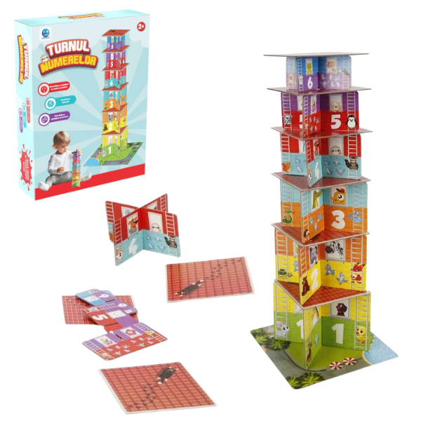 Joc educativ “Turnul numerelor”