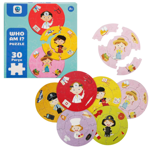 Puzzle “Cine Sunt?”, 30 piese