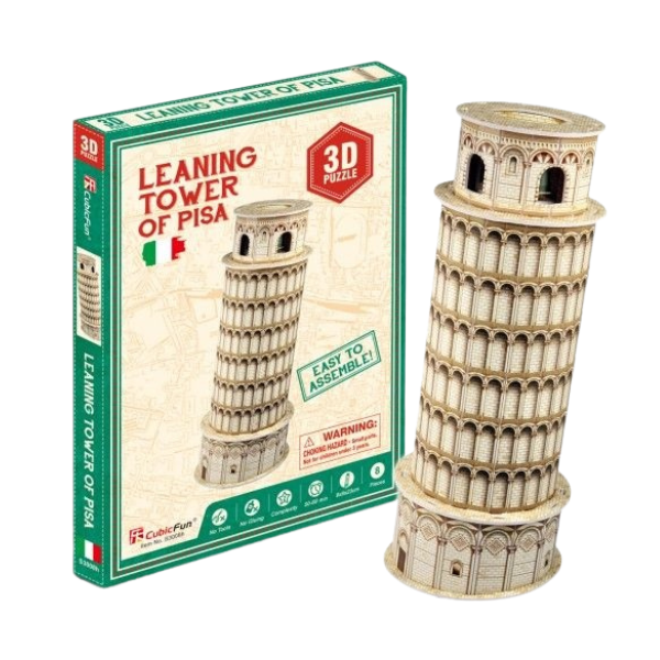 3D puzzle “Tower of Pisa”, 8 elem.