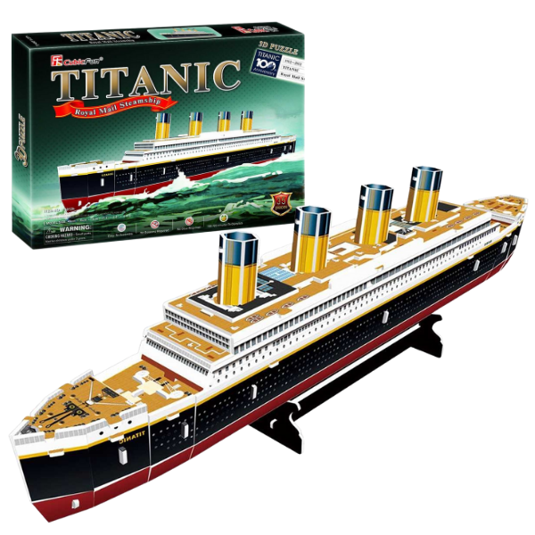3D puzzle “Titanic”, model mic, 35 elemente