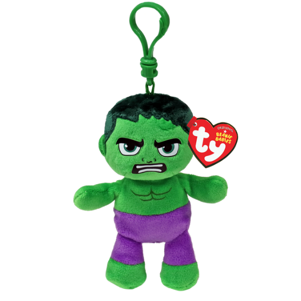 Breloc – Hulk 12 cm (Beanie Babies Clip)