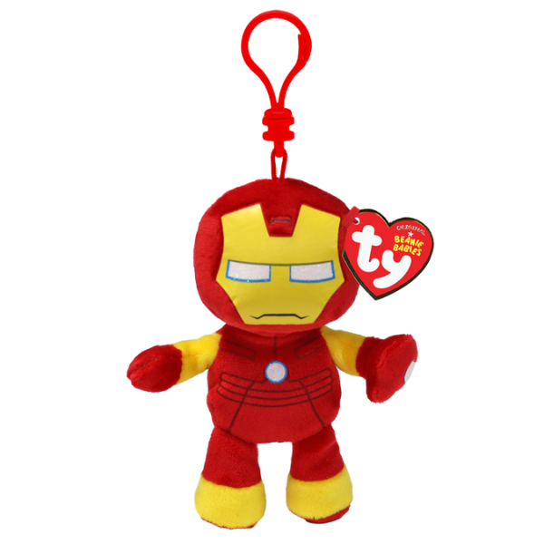 Breloc – Iron Man 12 cm (Beanie Babies Clip)