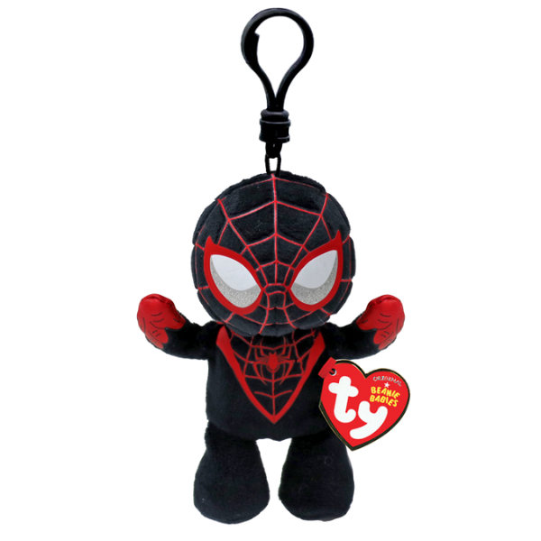 Breloc – Miles Morales 12 cm (Beanie Babies Clip)