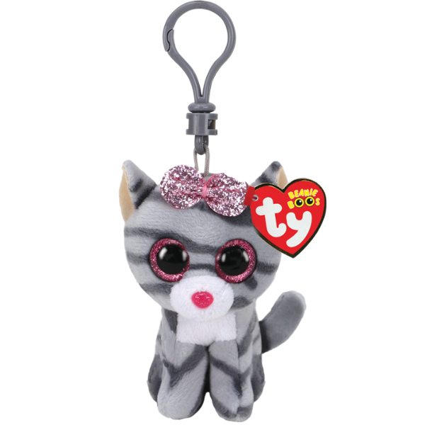 Breloc – Pisica Kiki 12 cm (Beanie Boos)