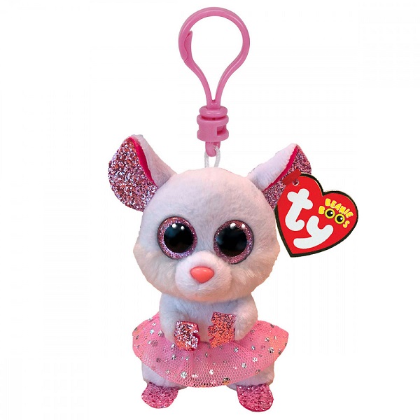 Breloc – Șoricica balerină Nina 12 cm (Beanie Boos)