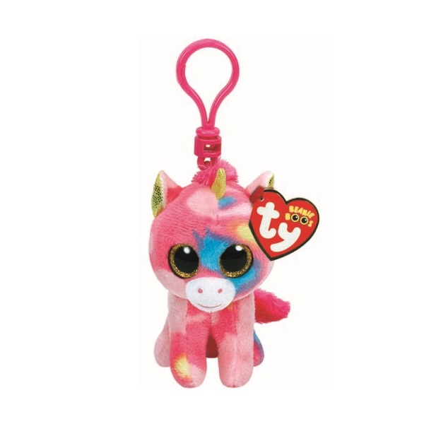 Breloc – Unicorn Fantasia 12 cm (Beanie boos clip)
