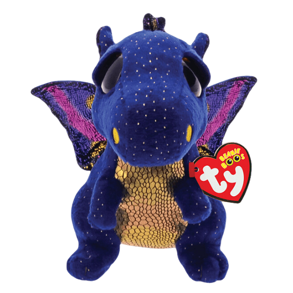 Dragon albastru Saffire 24 cm (Beanie Boos)