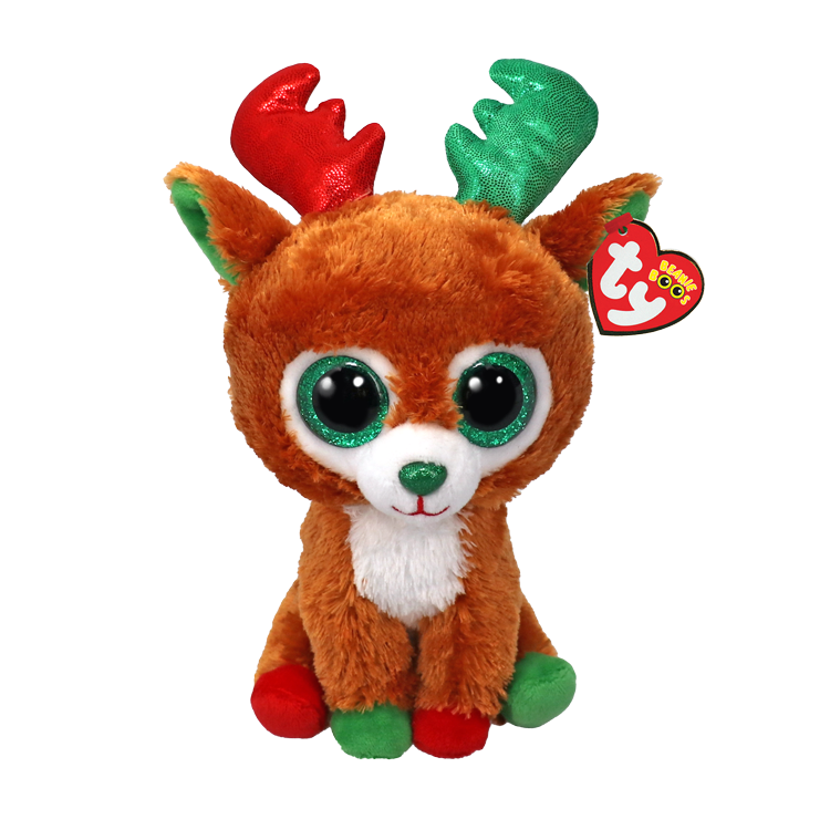 Renul maro Tinseltoes 15 cm (Beanie Boos)
