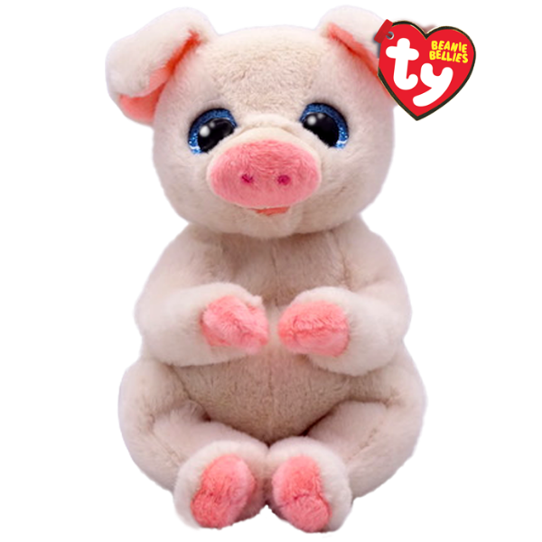 Purceluș roz Penelope 15 cm (Beanie Bellies)