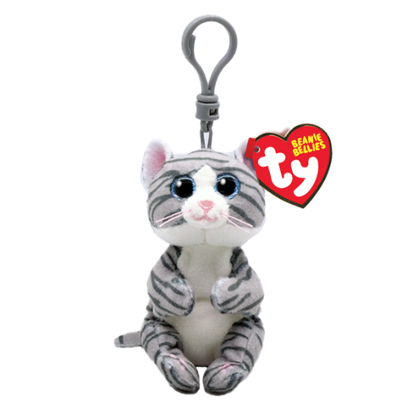 Breloc – Pisicuța Mitzi 12 cm (Beanie babies clip)
