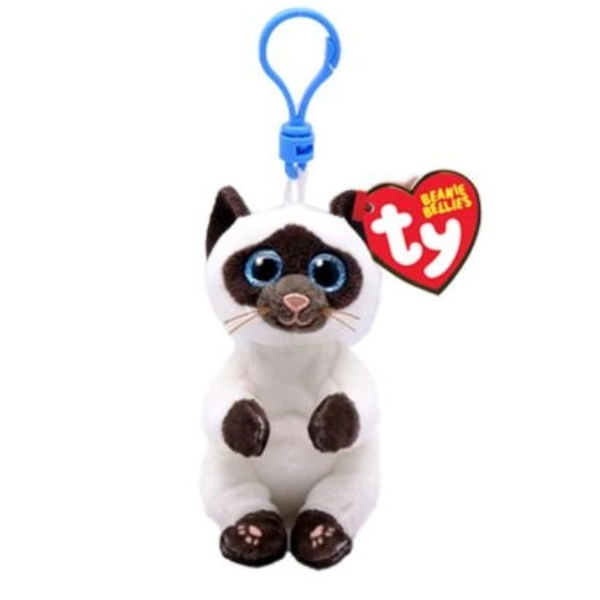 Breloc – pisicuță Miso 8,5 cm (Beanie babies clip)