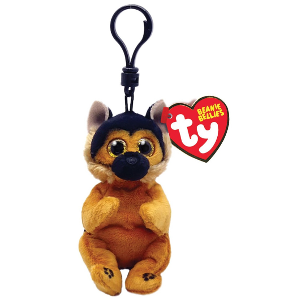Breloc – ciobănesc german Ace 12 cm (Beanie Babies Clip)