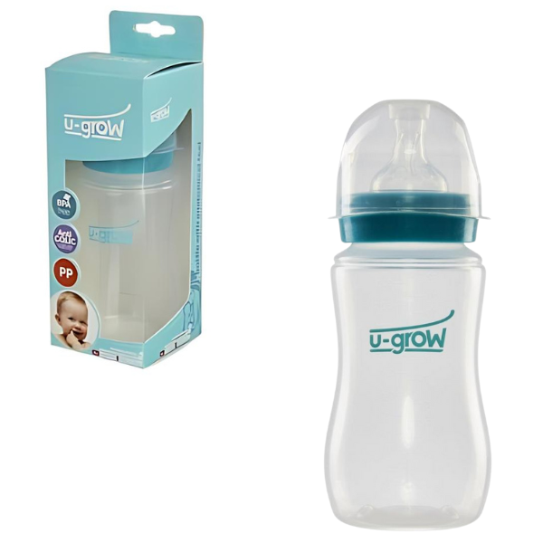 Biberon cu gat larg, 330 ml, de la 6 luni