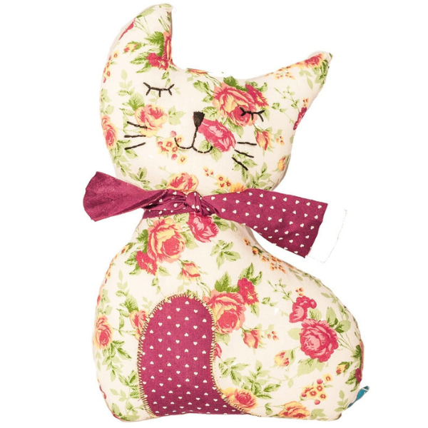 Jucarie din bumbac “Pisicuta”, lucru manual, 24 cm