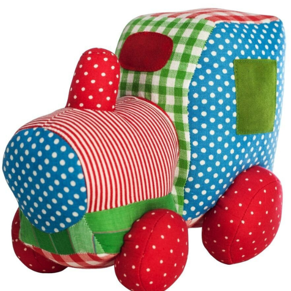 Jucarie din bumbac “Locomotiva “, lucru manual, 20 cm