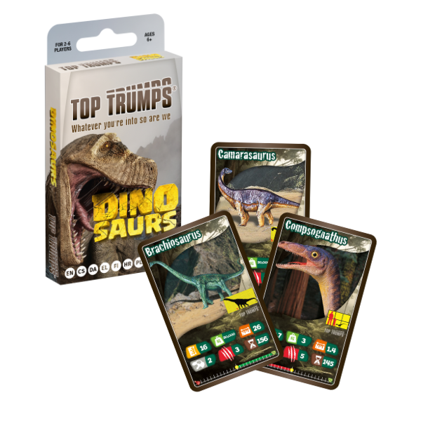 Joc de masă Top Trumps “Dinozauri” (en)