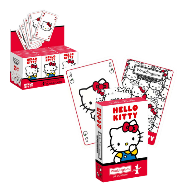 Cărţi de joc Waddingtons No. 1 “Hello Kitty”