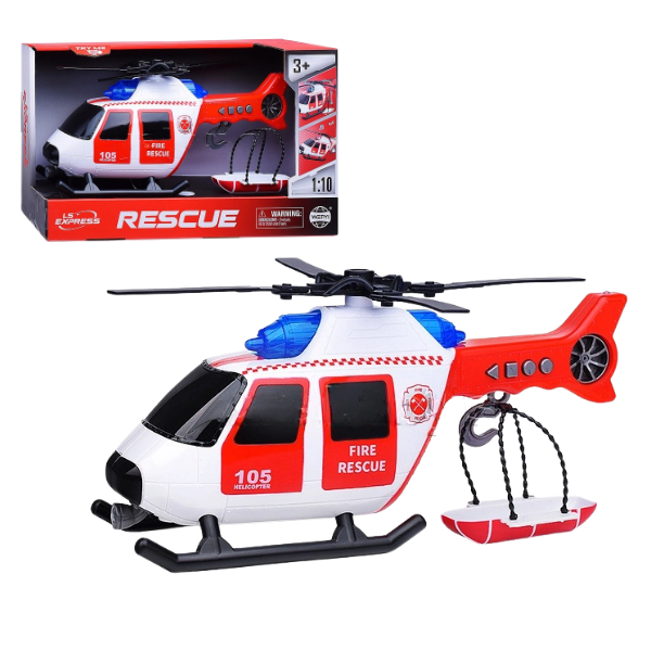 1:10 Elicopter “Serviciul Pompieri și Salvare” (lumini /sunete)