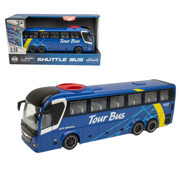 1:16 Autobuz inerțial “Turistic” (lumină/sunet)