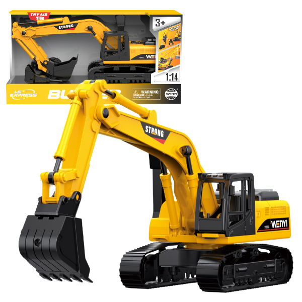 1:14 Utilaj special „Excavator” 3 în 1 (lumini/sunete)